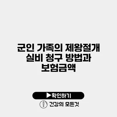 군인 가족의 제왕절개 실비 청구 방법과 보험금액